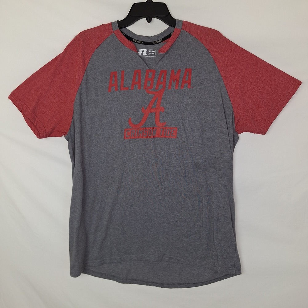 Y2K Tee Retro Short Sleeve Gameday Sporty Alabama Crimson Tide Russell XL